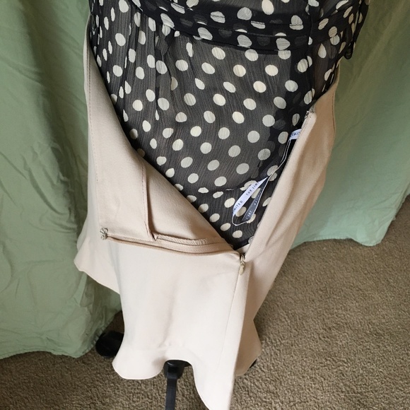 Vintage 90's The Limited Cream Ruffle Mini Skirt 4 - Picture 4 of 6